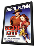 Dodge City 11 x 17 Movie Poster - Style A - in Deluxe Aluminum Frame