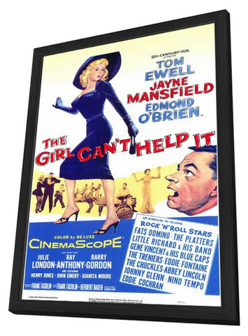 The Girl Can't Help It 11 x 17 Movie Poster - Style A - in Deluxe Aluminum Frame