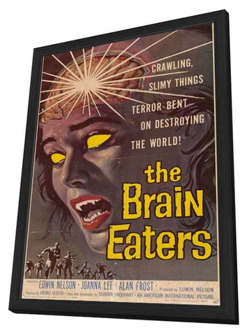 The Brain Eaters 11 x 17 Movie Poster - Style A - in Deluxe Aluminum Frame
