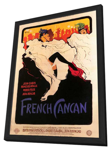 French Can Can 11 x 17 Movie Poster - Style A - in Deluxe Aluminum Frame
