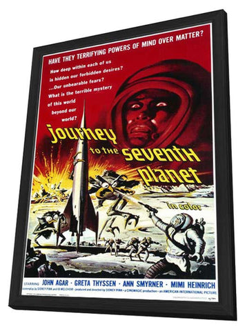Journey to the Seventh Planet 11 x 17 Movie Poster - Style A - in Deluxe Aluminum Frame