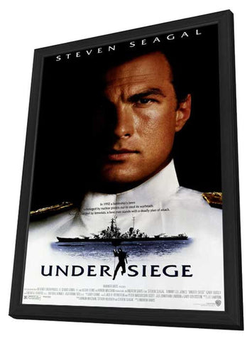 Under Siege 11 x 17 Movie Poster - Style A - in Deluxe Aluminum Frame