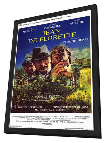 Jean de Florette 11 x 17 Movie Poster - Italian Style A - in Deluxe Wood Frame