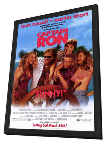 Captain Ron 11 x 17 Movie Poster - Style A - in Deluxe Aluminum Frame
