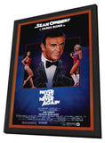 Never Say Never Again 11 x 17 Movie Poster - Style A - in Deluxe Aluminum Frame
