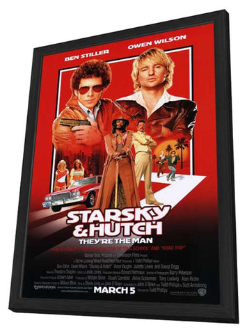 Starsky & Hutch 11 x 17 Movie Poster - Style A - in Deluxe Aluminum Frame