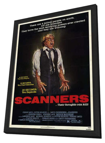 Scanners 11 x 17 Movie Poster - Style A - in Deluxe Aluminum Frame