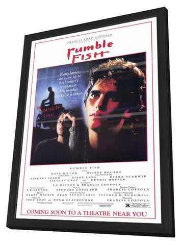 Rumble Fish 11 x 17 Movie Poster - Style A - in Deluxe Aluminum Frame