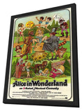 Alice in Wonderland (X) 11 x 17 Movie Poster - Style A - in Deluxe Aluminum Frame