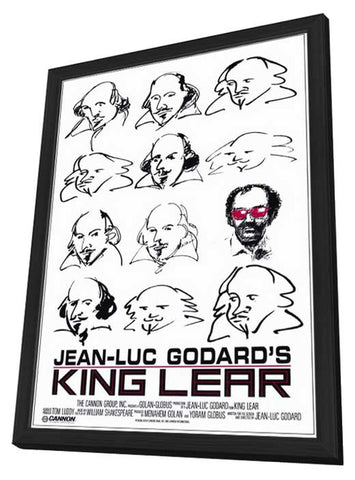 King Lear (Goddard's) 11 x 17 Movie Poster - Style A - in Deluxe Aluminum Frame