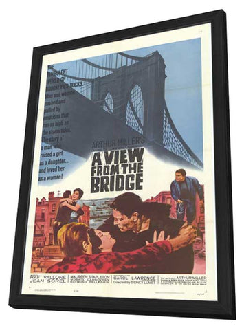 View From the Bridge 11 x 17 Movie Poster - Style A - in Deluxe Aluminum Frame