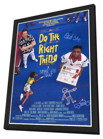 Do the Right Thing 27 x 40 Movie Poster - Style A - in Deluxe Wood Frame