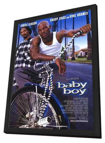 Baby Boy 11 x 17 Movie Poster - Style A - in Deluxe Aluminum Frame