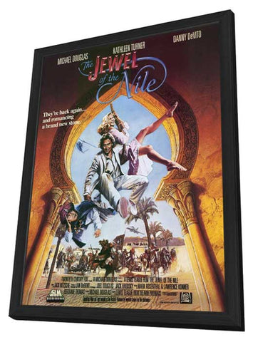 Jewel of the Nile 11 x 17 Movie Poster - Style B - in Deluxe Aluminum Frame