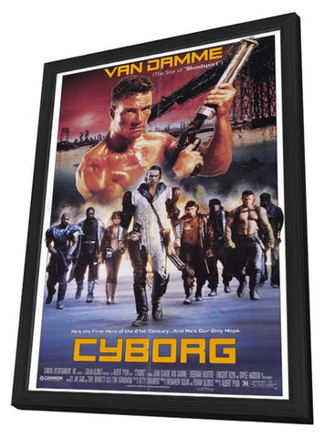Cyborg 11 x 17 Movie Poster - Style A - in Deluxe Aluminum Frame