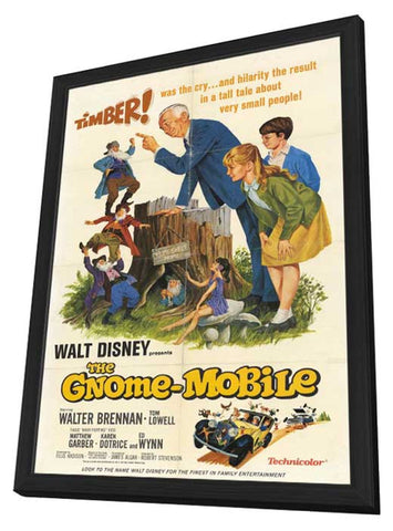 The Gnome Mobile 11 x 17 Movie Poster - Style A - in Deluxe Aluminum Frame