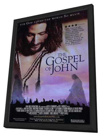 The Gospel of John 11 x 17 Movie Poster - Style A - in Deluxe Aluminum Frame