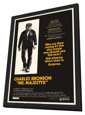 Mr. Majestyk 11 x 17 Movie Poster - Style B - in Deluxe Aluminum Frame