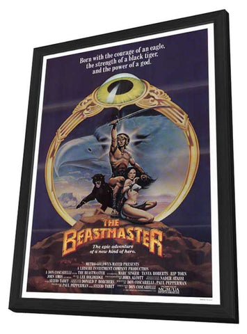 The Beastmaster 11 x 17 Movie Poster - Style A - in Deluxe Aluminum Frame
