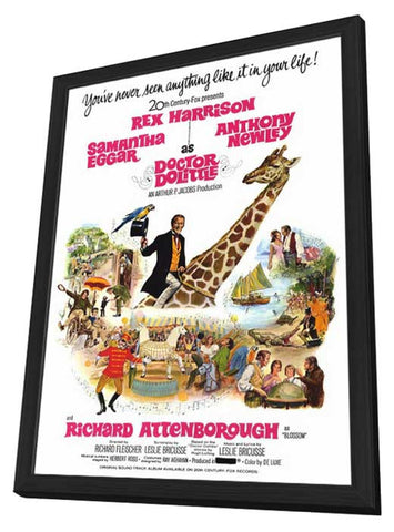 Doctor Dolittle 11 x 17 Movie Poster - Style B - in Deluxe Aluminum Frame