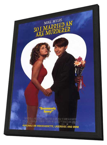 So I Married an Axe Murderer 11 x 17 Movie Poster - Style B - in Deluxe Aluminum Frame