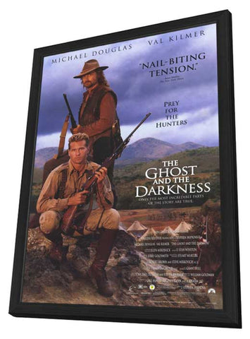 The Ghost and the Darkness 11 x 17 Movie Poster - Style C - in Deluxe Aluminum Frame