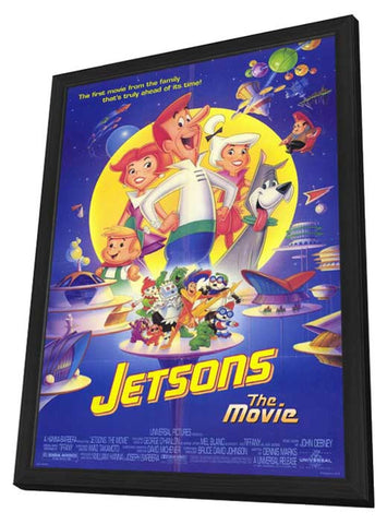Jetsons the Movie 11 x 17 Movie Poster - Style A - in Deluxe Aluminum Frame