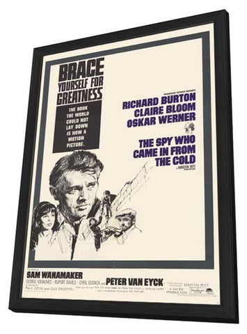 The Spy Who Came In From the Cold 11 x 17 Movie Poster - Style A - in Deluxe Aluminum Frame