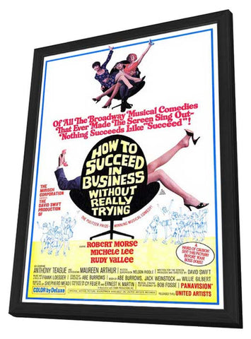 How to Succeed in Business Without Really Trying 11 x 17 Movie Poster - Style A - in Deluxe Aluminum Frame