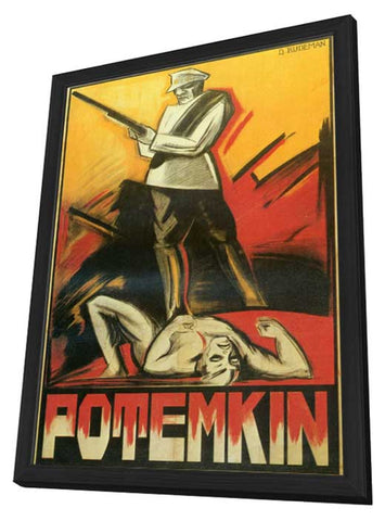 The Battleship Potemkin 11 x 17 Movie Poster - Danish Style A - in Deluxe Wood Frame