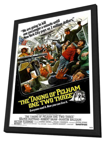 The Taking of Pelham One Two Three 11 x 17 Movie Poster - Style C - in Deluxe Aluminum Frame