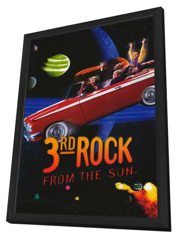 3rd Rock from the Sun 11 x 17 TV Poster - Style A - in Deluxe Aluminum Frame