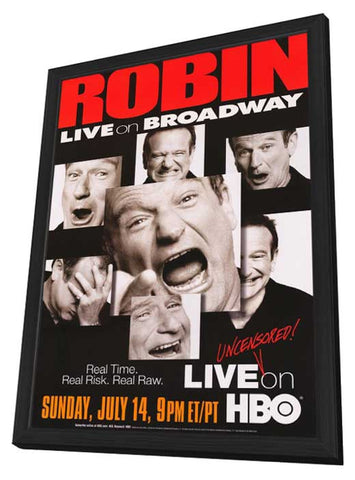Robin Williams: Live on Broadway 11 x 17 Movie Poster - Style A - in Deluxe Aluminum Frame
