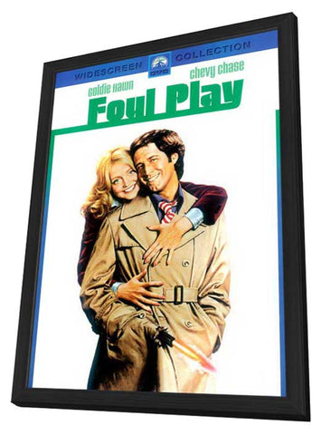 Foul Play 11 x 17 Movie Poster - Style C - in Deluxe Aluminum Frame