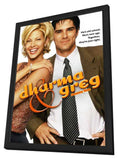 Dharma & Greg 11 x 17 TV Poster - Style B - in Deluxe Aluminum Frame