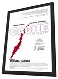Cache 11 x 17 Movie Poster - Style A - in Deluxe Aluminum Frame