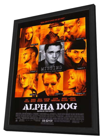 Alpha Dog 11 x 17 Movie Poster - Style A - in Deluxe Aluminum Frame