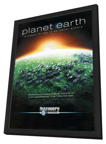 Planet Earth 11 x 17 TV Poster - Style A - in Deluxe Aluminum Frame