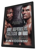 Hopkins vs. Calzaghe 11 x 17 Movie Poster - Style A - in Deluxe Aluminum Frame