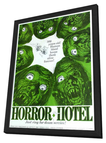 Horror Hotel 11 x 17 Movie Poster - Style A - in Deluxe Aluminum Frame