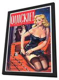 Quickie! 11 x 17 Retro Book Cover Poster - in Deluxe Aluminum Frame