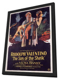 The Son of the Sheik 11 x 17 Movie Poster - Style F - in Deluxe Aluminum Frame