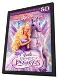Barbie and the Magic of Pegasus 3-D 11 x 17 Movie Poster - Style A - in Deluxe Aluminum Frame