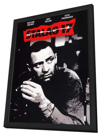 Stalag 17 11 x 17 Movie Poster - Style C - in Deluxe Aluminum Frame