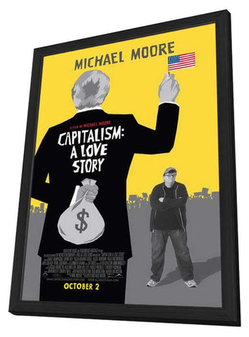 Capitalism: A Love Story 11 x 17 Movie Poster - Style A - in Deluxe Aluminum Frame