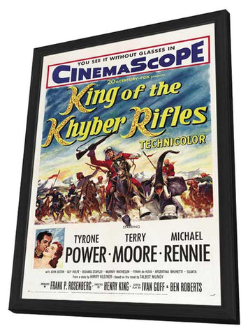 King of the Khyber Rifles 11 x 17 Movie Poster - Style A - in Deluxe Aluminum Frame