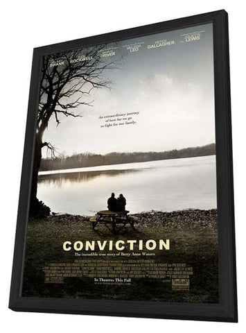 Conviction 11 x 17 Movie Poster - Style A - in Deluxe Aluminum Frame