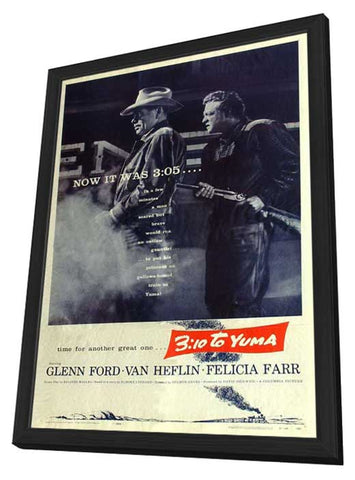 3:10 To Yuma 27 x 40 Movie Poster - Style A - in Deluxe Wood Frame