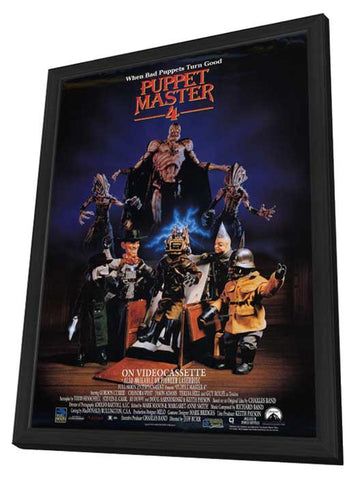 Puppet Master 4 11 x 17 Movie Poster - Style A - in Deluxe Aluminum Frame