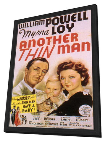 Another Thin Man 11 x 17 Movie Poster - Style A - in Deluxe Aluminum Frame